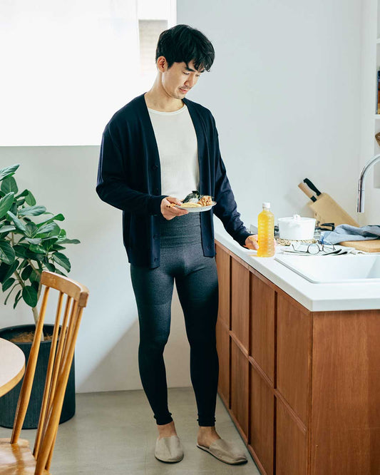 シルクリッチはらぱん(腹巻パンツ)ロングタイプ〈12分丈〉