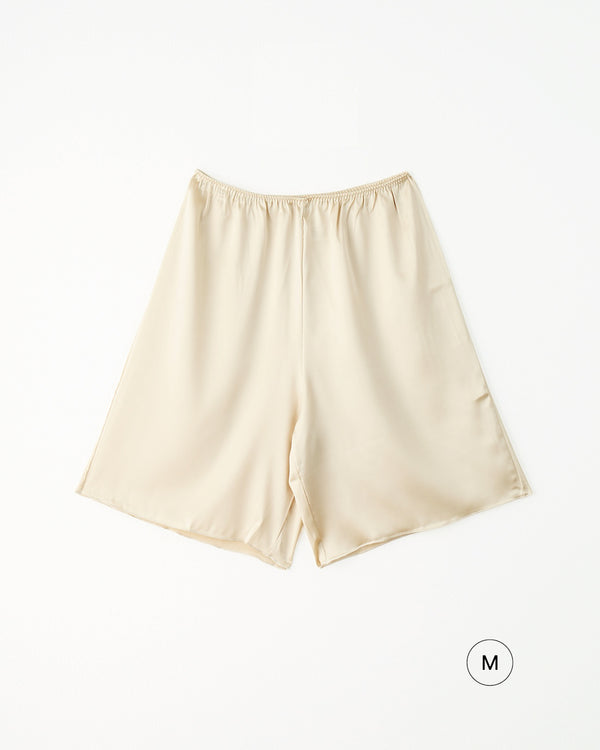 リラックスタイムに着たいシルクペチコートパンツ*
