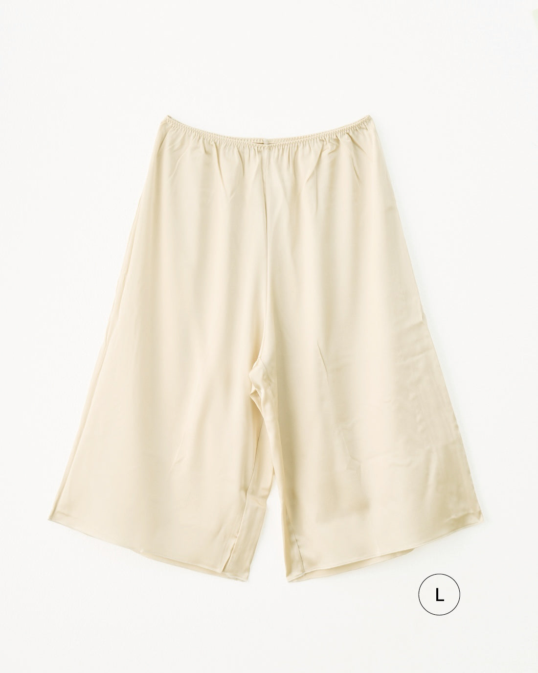 リラックスタイムに着たいシルクペチコートパンツ*