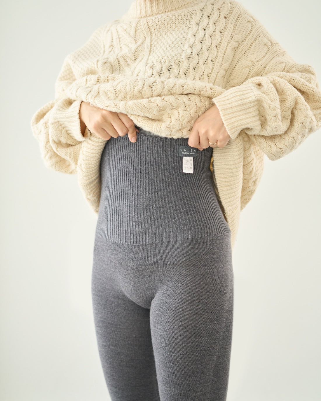シルク&ウール はらぱん(腹巻パンツ) ロングタイプ〈12分丈〉