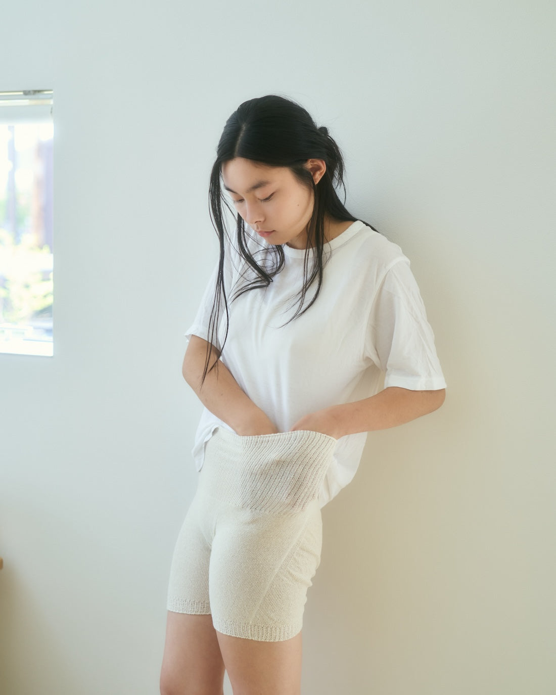 シルクそよ風はらぱん（腹巻パンツ）ショートタイプ