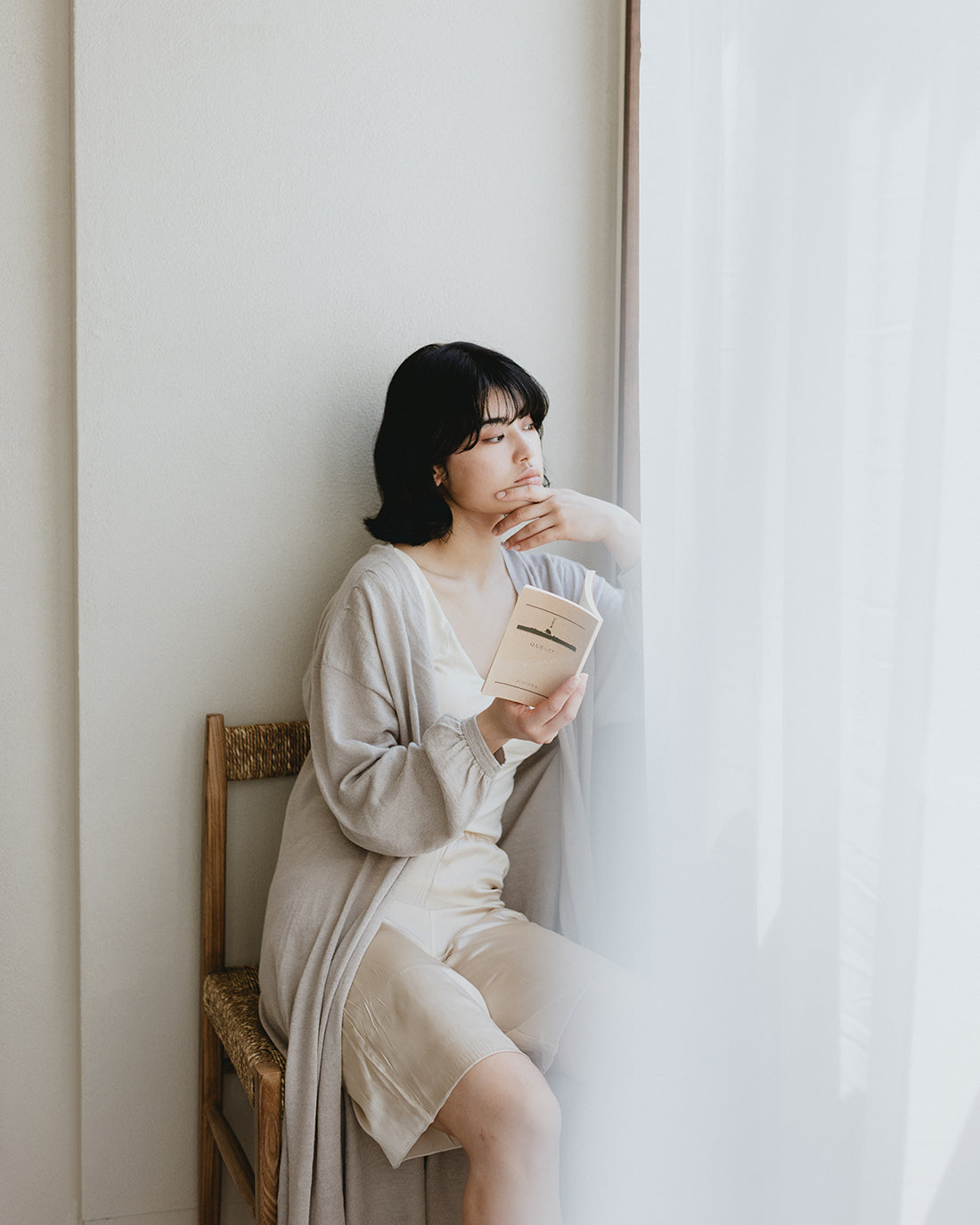 リラックスタイムに着たいシルクペチコートパンツ*