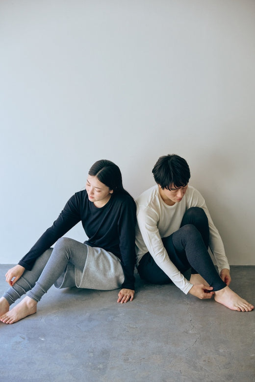 シルクリッチはらぱん（腹巻パンツ）ロングタイプ〈12分丈〉