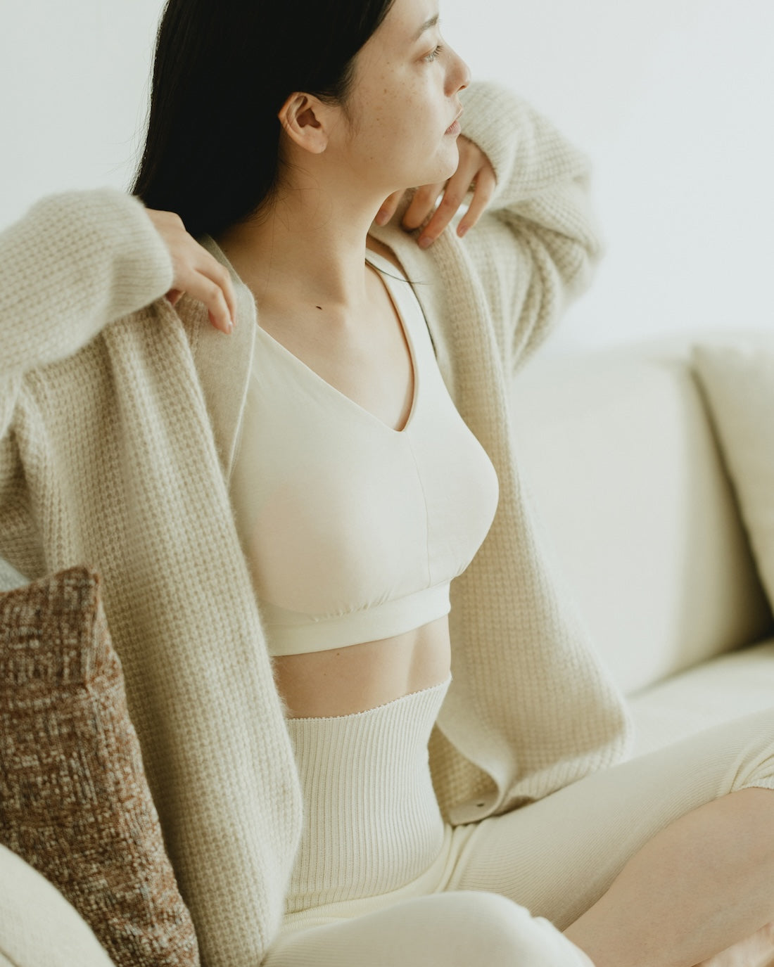 シルク&ウール はらぱん(腹巻パンツ) ショートタイプ