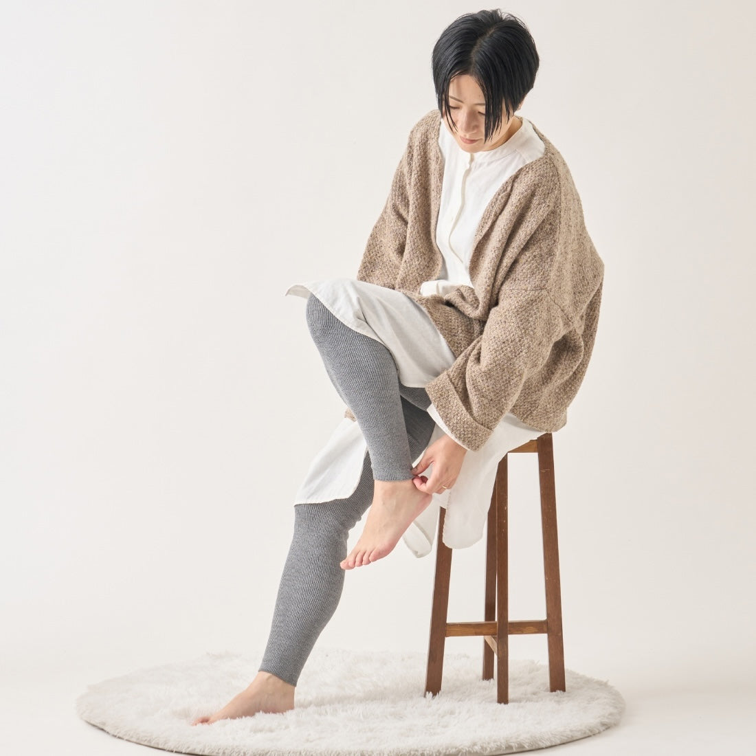 シルクリッチはらぱん（腹巻パンツ）ロングタイプ
